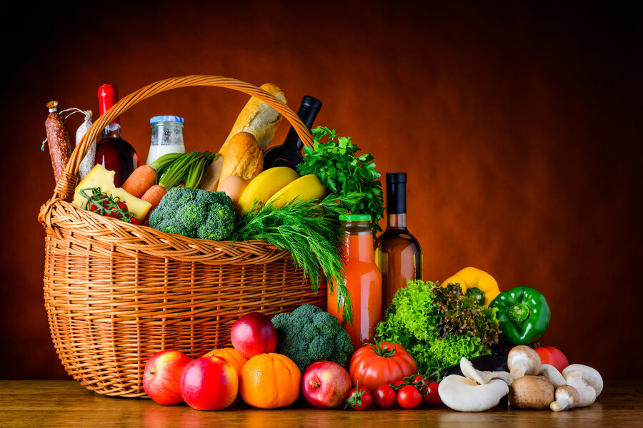 Saisonales Obst und Gemüse